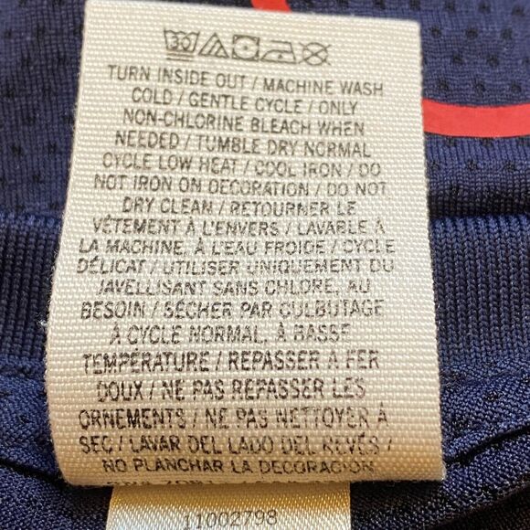 PINK Victoria’s Secret NFL New England Patriots Bling Mesh 2-Sided Jersey Sz XS - Picture 8 of 10